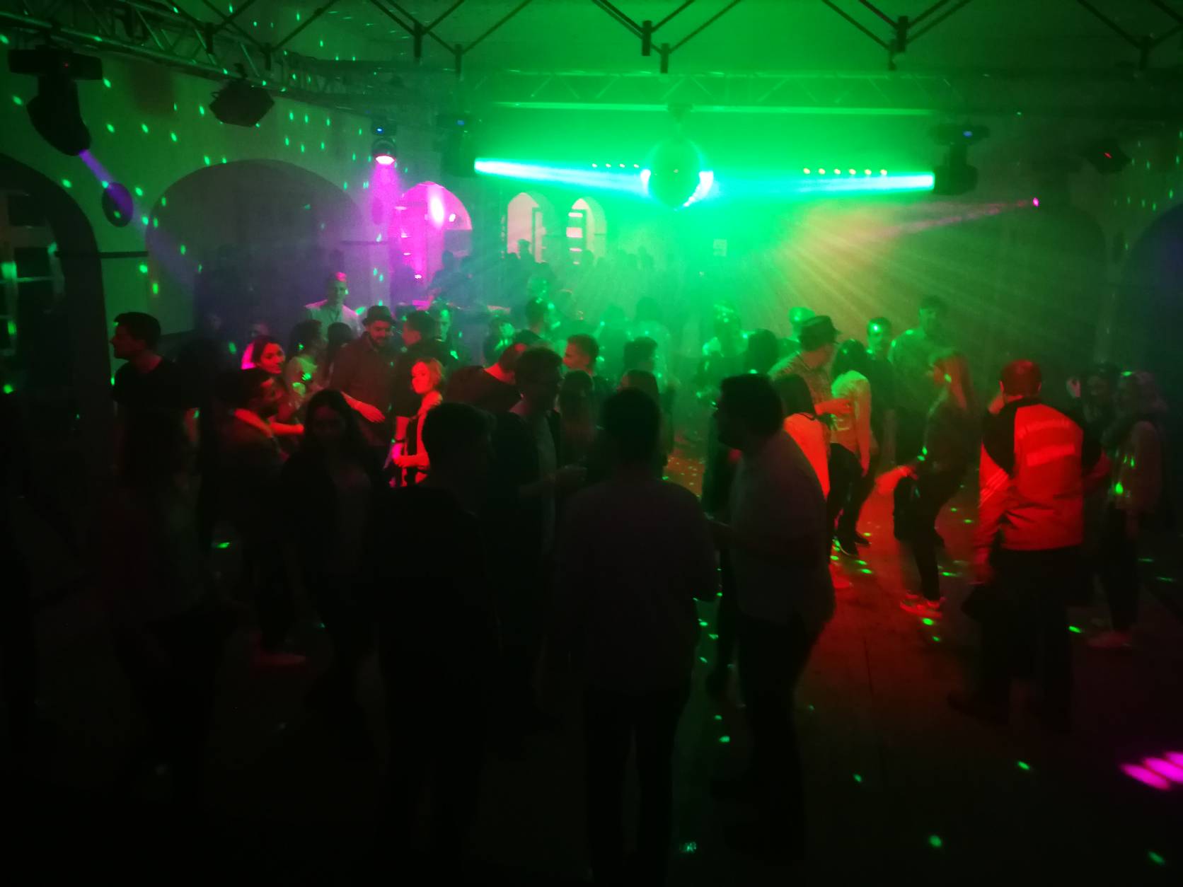 Club-Event mit Lichtstimmung